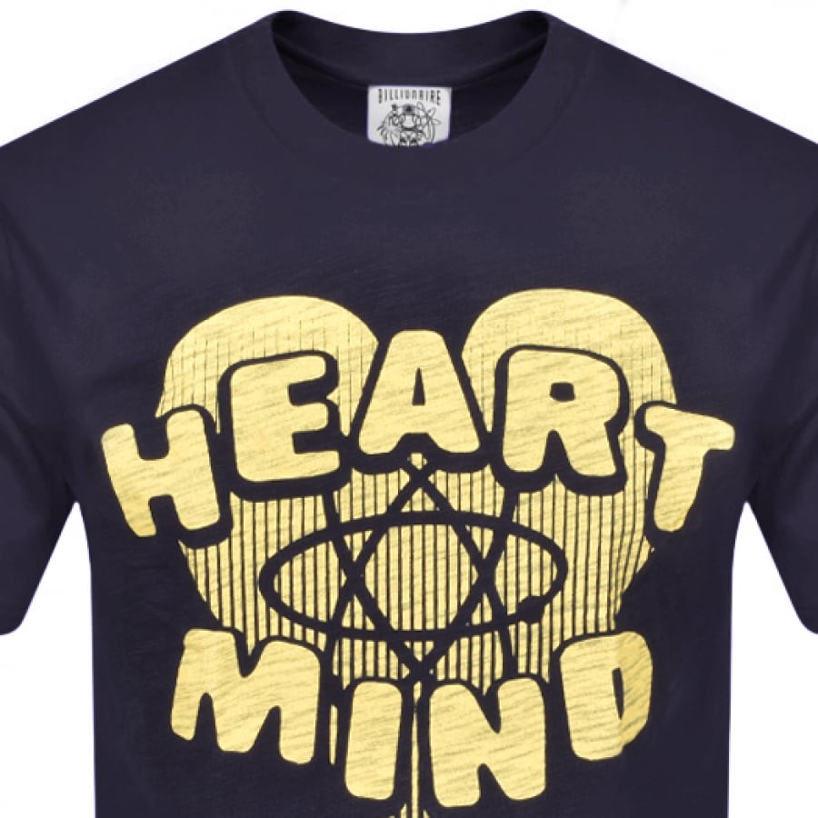 Alternative Image for ProductBillionaire Boys Club Heart And Mind T Shirt Navy2
